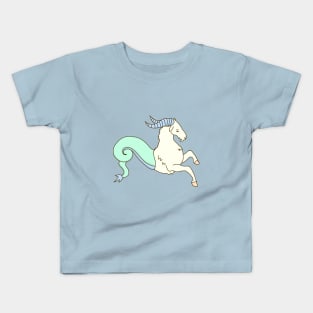 Pastel Sea Goat Kids T-Shirt